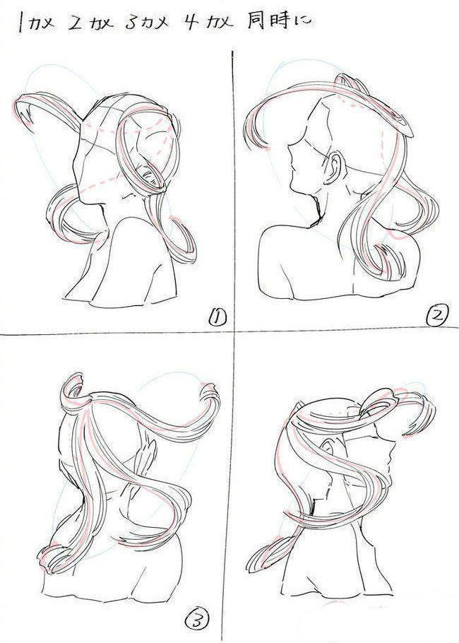 【精品】动漫人物头发怎么画？教你如何绘制人物头发的技巧！