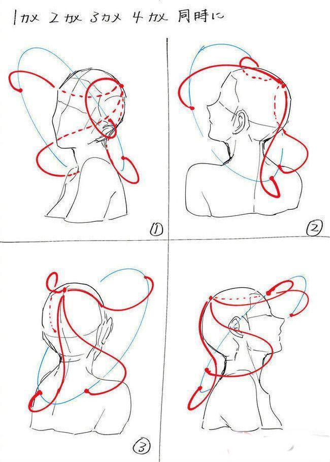【精品】动漫人物头发怎么画？教你如何绘制人物头发的技巧！