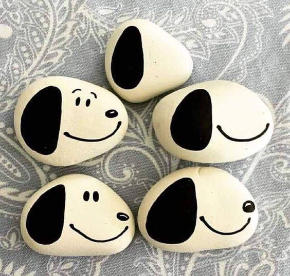 幼儿园手工作业:简单的石头画大全,教宝宝将石头玩出各种花样!