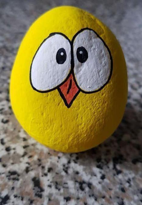 幼儿园手工作业:简单的石头画大全,教宝宝将石头玩出各种花样!