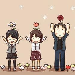 3人闺蜜头像两女一男霸气:两女一男的三张闺蜜头像