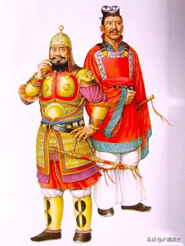 21张中国古代武将复原图,商朝有型,唐朝最帅,宋朝颓废