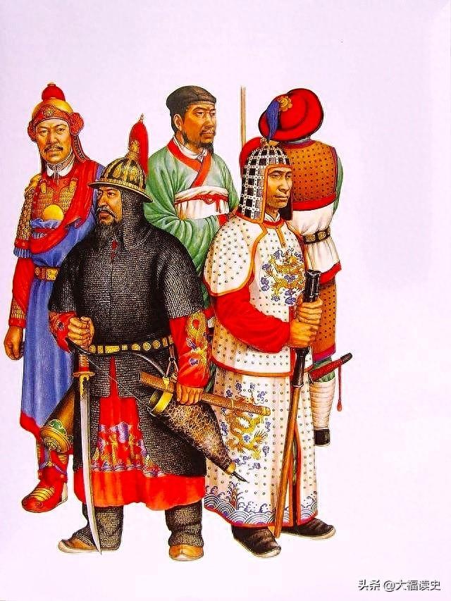 21张中国古代武将复原图,商朝有型,唐朝最帅,宋朝颓废