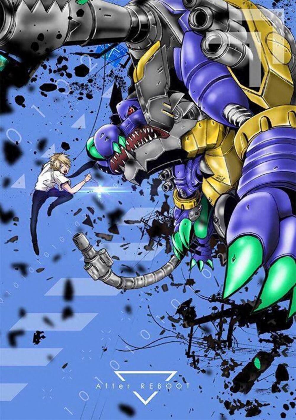 数码宝贝tri精美同人插画图集！初代数码兽另类进化的究极体形态