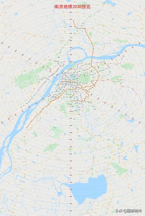 南京地铁总览高清图集(现今--2030年)