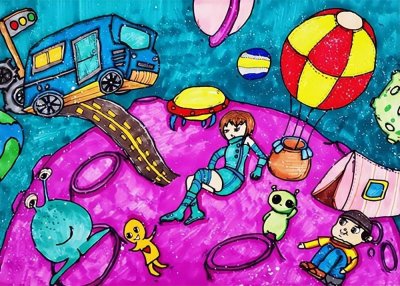 ​儿童画赏析——科幻引领未来，艺术点亮童年