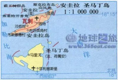 ​圣马丁岛—分属法，荷的岛屿