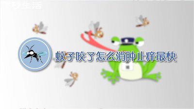 ​蚊子咬了怎么消肿止痒最快