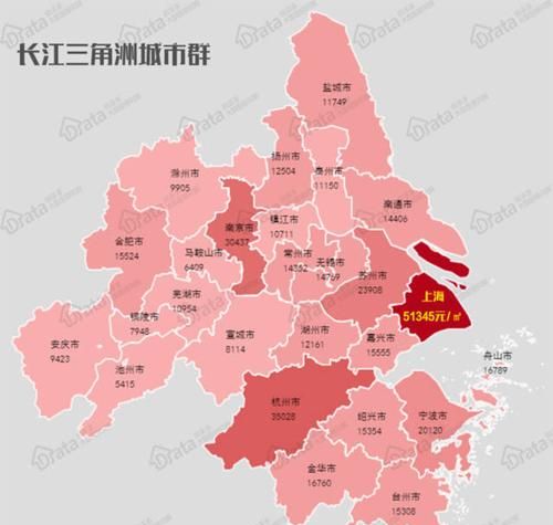 长三角指的是哪几个城市