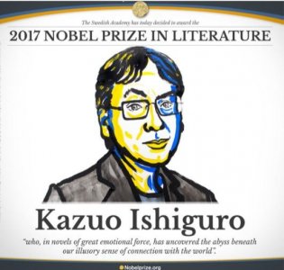 ​日裔英籍作家石黑一雄获2017诺贝尔文学奖