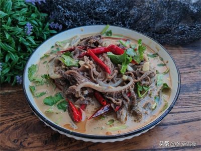 ​牛百叶别总涮着吃，教你凉拌的做法，醇香爽脆，用来下酒真不错