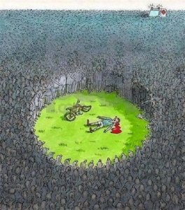 ​20幅讽刺现代人的漫画：残忍又真实，没有言语却直戳人心