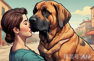 ​你能想象吗？威猛的西班牙獒犬竟有一颗温柔如水的少女心