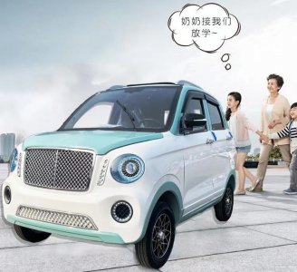 ​2款电动四轮车，全封闭式，有空调和冷风，适合老年人代步、接娃